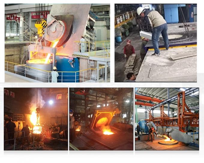 La poder de aluminio de calefacción recicló el horno industrial de aluminio de la fusión del metal del horno de fusión de la inducción del pedazo del lingote