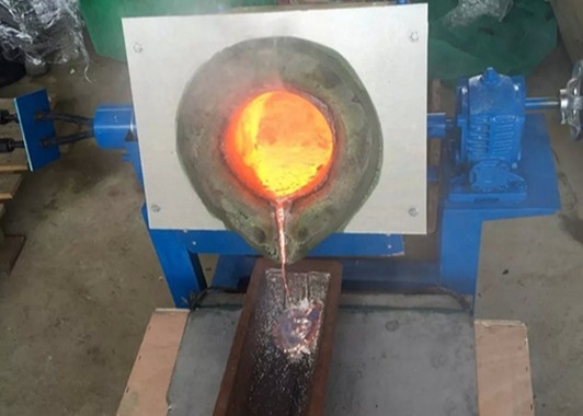 25kg 70kw Stainless Steel Induction Melting Furnace Small Furnace For Melting Metal