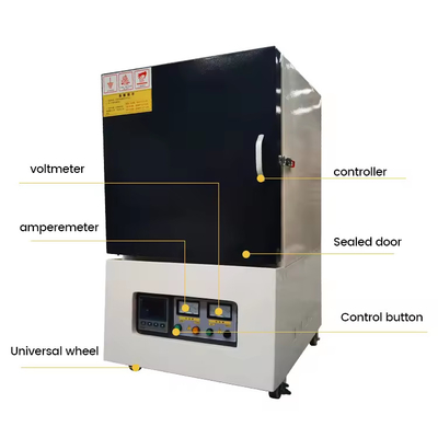 1700C Degree High Temperature box type Muffle Furnace box type for metal or alloy heating treatment