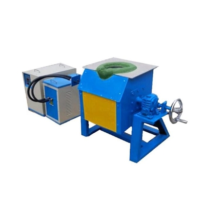 35KW iron steel copper Medium Frequency Induction Melting Furnace