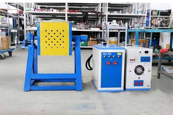 IGBT 110kw Brass Induction Melting Furnace Compact Induction Heater For Melting Gold