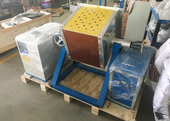 50kg Medium Frequency Induction Melting Furnace IGBT Metal Foundry Furnace