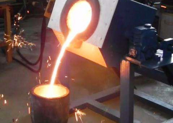 50kg Medium Frequency Induction Melting Furnace IGBT Metal Foundry Furnace